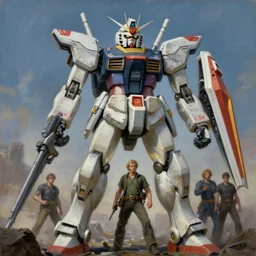 a giant hades mecha gundam, tim hildebrandt, wayne barlowe, bruce pennington, donato giancola, trending on artstation, cinematic composition, beautiful lighting, hyper detailed, 8 k, oil on canvas