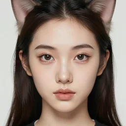 caracl cat!!!, fine - face, audrey plaza, realistic shaded perfect face, fine details. anime. realistic shaded lighting poster by ilya kuvshinov katsuhiro otomo ghost - in - the - shell, magali villeneuve, artgerm, jeremy lipkin and michael garmash and rob rey