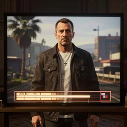 saul goodman as a gta v loading screen