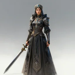 epic kazakh woman warrior, cyberpunk, concept art, trending on artstation