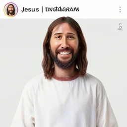 jesus instagram top photo shoot, front view, 3 5 mm