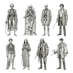 flesh and bones city design, character sheet, Moebius, Greg Rutkowski, Zabrocki, Karlkka, Jayison Devadas, Phuoc Quan, trending on Artstation, 8K, ultra wide angle, zenith view, pincushion lens effect.