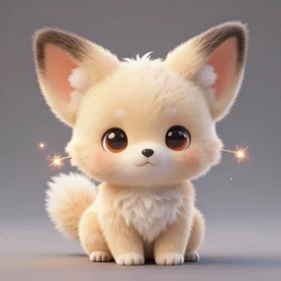 shinx shinx real life shinx studio photo, cute, fluffy, big ears, looking at camera, sparks