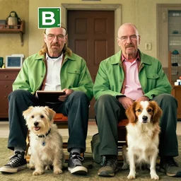 Breaking Bad, but Walt and Jessie are dogs