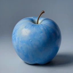 blue apple painted by portinari