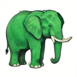 green elephant - n 1 5