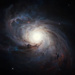inside the empty nebula, wide view of the vast space. sharp focus, cinematic pose, cinematic lighting, unreal engine render. art by josan gonzales and moebius and deathburger.
