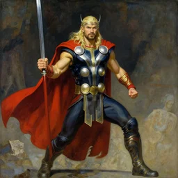 thor, marvel, artwork by nicholas roerich,
