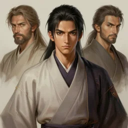 farzain majeed as a shinobi warrior, portrait, elegant, intricate, digital painting, artstation, concept art, smooth, sharp focus, illustration, art by konstantin korovin and daniel f. gerhartz and john howe