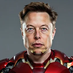 a photorealistic photograph of elon musk as iron man. accurate face. this 4 k hd image is trending on artstation, featured on behance, well - rendered, extra crisp, features intricate detail, epic composition and the style of unreal engine.