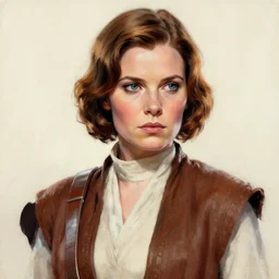 mara jade skywalker, from star wars legends, star wars portrait art