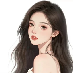 beauty girl, illustratio, by christophe young