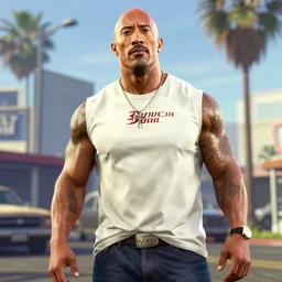 Dwayne Johnson in GTA V