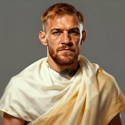 portrait of conor mcgregor as e mahatma gandhi portrayed. digital art trending on artstation