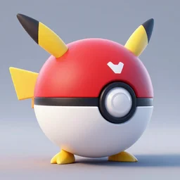 game avatar pokeball, pokemon, 3 d render