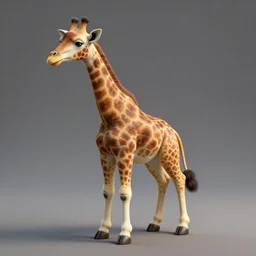 a cat giraffe hybrid, octane render