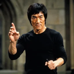 a film still of doctor bruce lee in harry potter