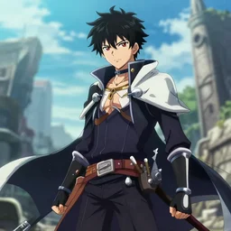 a character in the style of grimgar