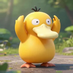 psyduck photorealistic