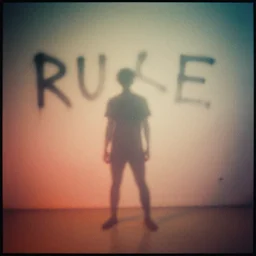 surrealist vandalism, film photo, soft lighting album cover, nostalgia, gradient