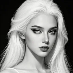 beauty girl, white hair, hyper detailed, insane details, intricate, elite, elegant, luxury, by ismail inceoglu dragan bibin hans thoma greg rutkowski alexandros pyromallis rene maritte illustrated, perfect face, fine details, realistic shaded, fine - face, pretty face