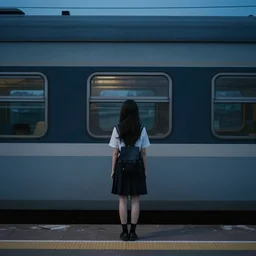 in a lonely world, a small - town girl is taking a midnight train going anywhere