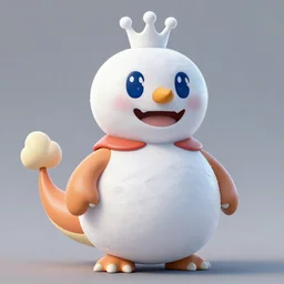 charmander snowman, concept art, octane render, unreal engine 5, highly detailed, high quality, 8 k, soft lighting, realistic face, path traced