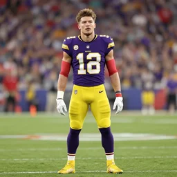 short patrick mahomes dressed like star fox