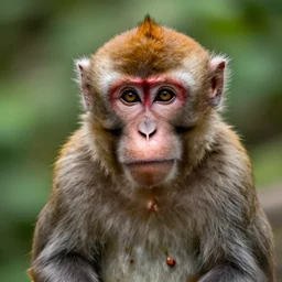 monkey portrait