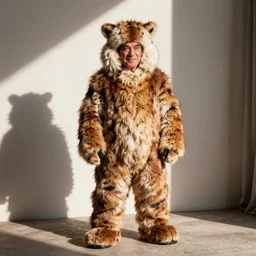 A photo of Danny Devito in a fursuit