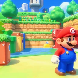a liminal space, screenshot from mario 6 4