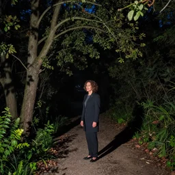chicago mayor lori lightfoot spotted on trail cam at night