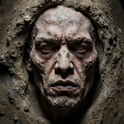 cavity face porous man creepy