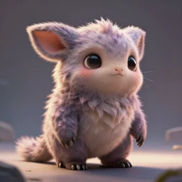 epic professional digital art of an improbable  cute and cuddly neotenic mammalian alien chimera, key lighting from left and right, full body length shot, best on artstation, breathtaking, epic, stunning, gorgeous, much detail, much wow, cgsociety, wlop, pixiv, behance, deviantart, masterpiece, UHD, 8K