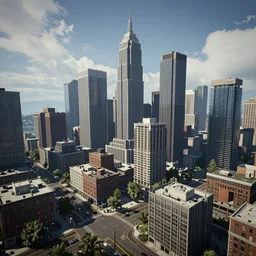 Detroit Become Human game city, 4k detailed, unreal engine, very very well detailed image, 8k