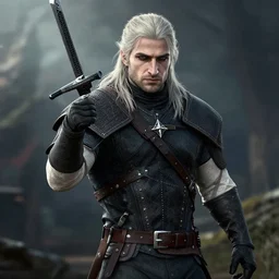Xavi Hernandez as Geralt of Rivia from The Witcher