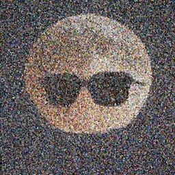 a bloodmoon wearing sunglasses