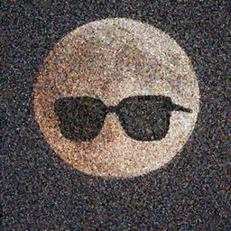 a bloodmoon wearing sunglasses