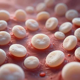 white blood cells under the blood, shallow depth of field, highly detailed, digital painting, trending artstation, concept art, illustration, cinematic lighting, vibrant colors, photorealism, epic, octane render
