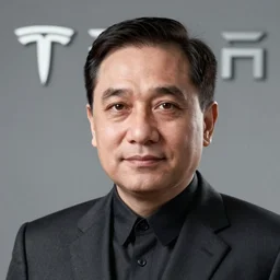 Pol Pot as the CEO of Tesla, HD photograph, 8K