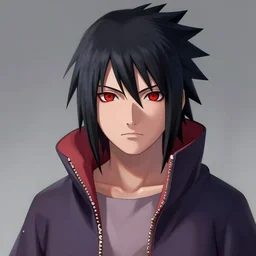 portrait of sasuke uchiha, digital art, matte painting, realistic painting, artstation, anime art, fanart, illustration, pixiv, danbooru, painttool sai, procreate, aesthetic