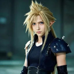 photo of aerith from final fantasy vii, cinematic, cinestill 4 0 0 t film