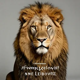 portrait of lion - human hybrid, by annie leibovitz, portrait of a man, studio lighting, award - winning