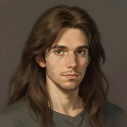 young jock portrait, long hair brown, no beard, art by studio ghibli and greg rutkowski and artgerm and ilya kuvshinov, portrait, d & d, fantasy, highly detailed, digital painting, headshot, trending on artstation, concept art, sharp focus, illustration