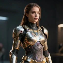 woman wearing futuristic armor, cinematic, 3 d, 4 k, cinematic lighting, volumetric lighting, ray tracing global illumination, ray tracing reflections, screen space reflections, ray traced, ray tracing ambient occlusion, anti - aliasing, ssao