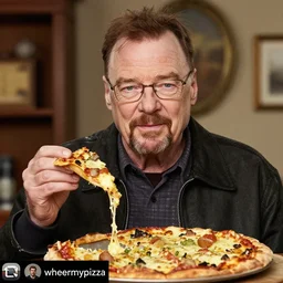 Walter White, Instagram post #WHEREMYPIZZA