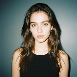 realistic photoshooting for a new ssense lookbook, color film photography, portrait of a beautiful woman, photo in style of tyler mitchell, 3 5 mm, y 2 k