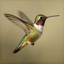 painting of a hummingbirg by martin johnson heade