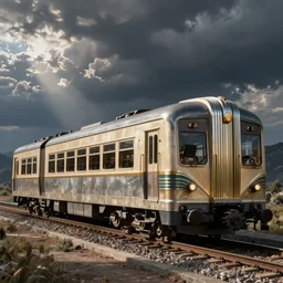 art deco train