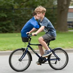 boy on a bicycle by mark ryden
